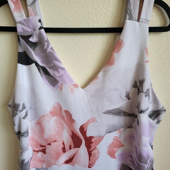 Premier Amour Floral Sleeveless Fitted Dress. Like NEW. Size 14 - Picture 2 of 16